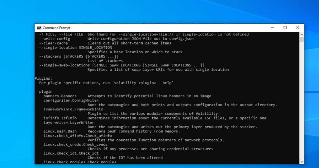 Memory Forensics with Volatility 3